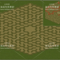 定制迷宫系列二 大型副本活动 独立真地砖 HD288-1